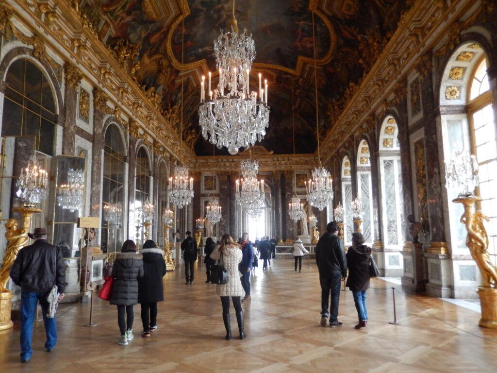 Versailles France | Krista the Explorer Hall of Mirrors inside Palace of Versailles.