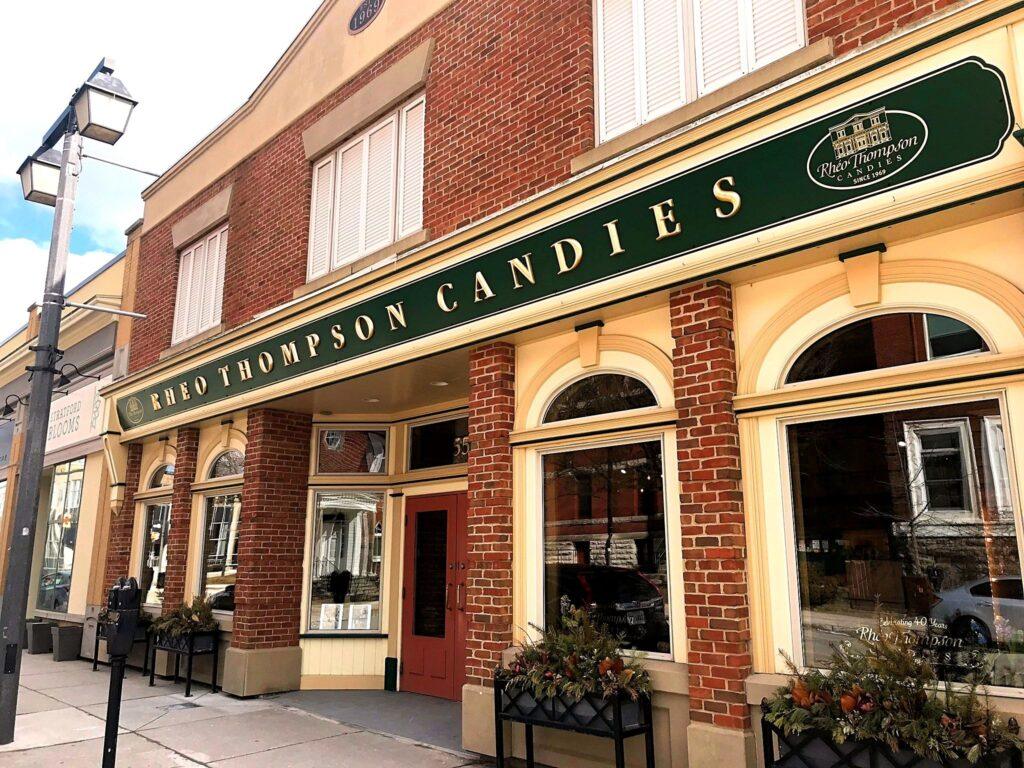 Chocolate shop in Stratford, Ontario.