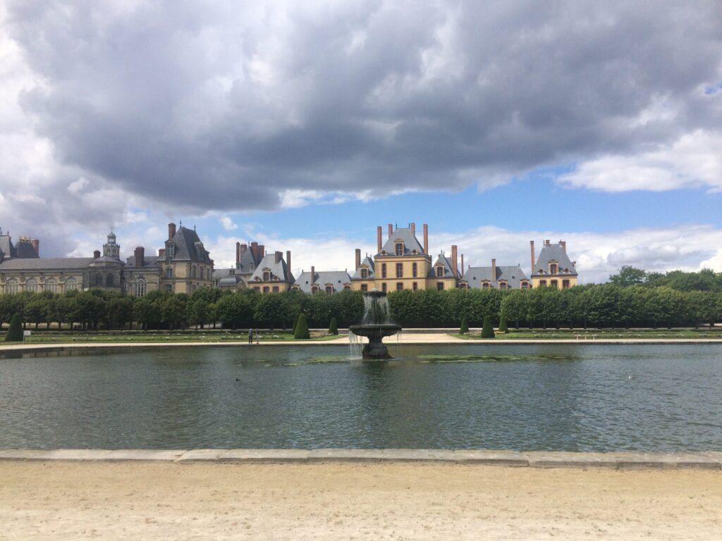 Fontainebleau France | Krista the Explorer View of Fontainebleau from across the pond.
