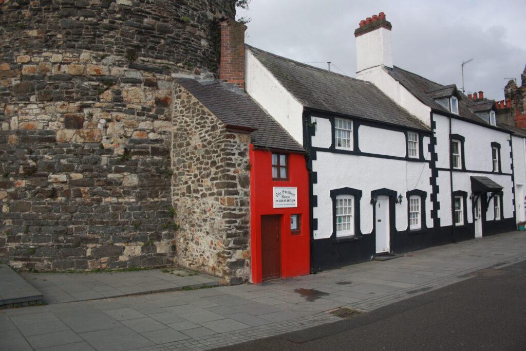 Smallest house in Britain in Conwy, Wales.