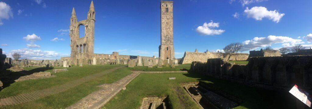 St Andrews Cathedral | Krista the Explorer Ruins of St Andrews Cathedral on sunny day.