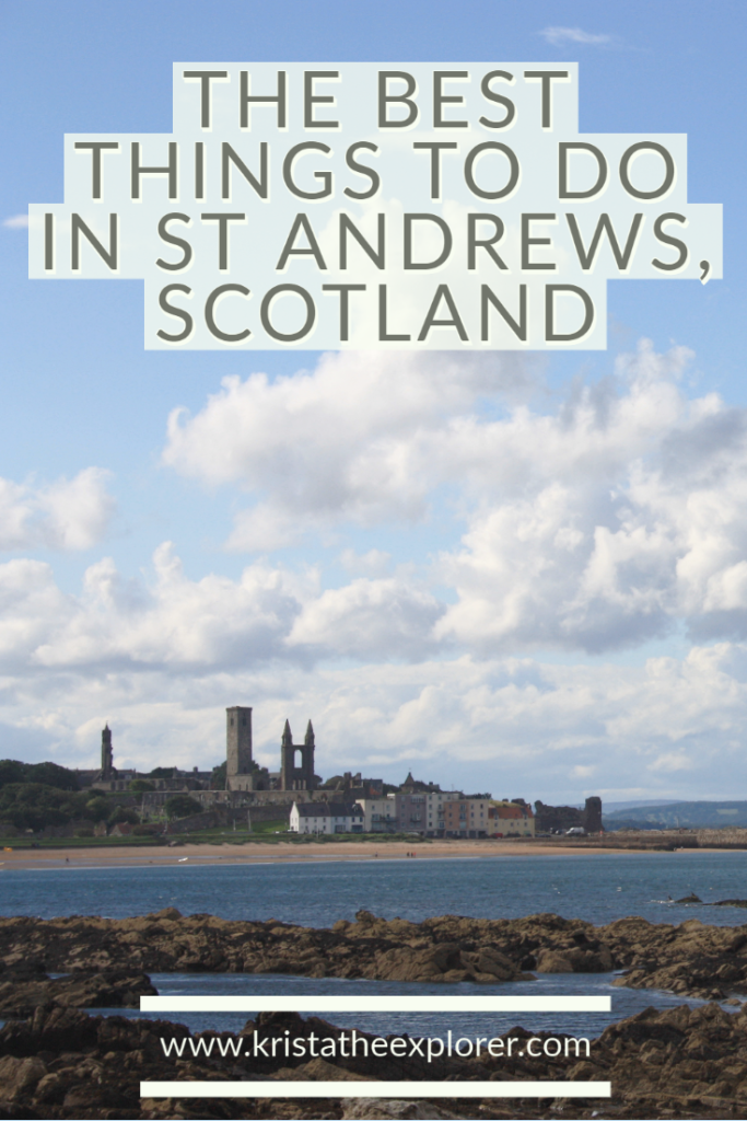 View of St Andrews from across the water, things to do in St Andrews.