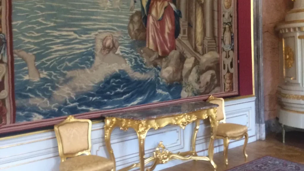 Interior of royal palace in Bratislava.