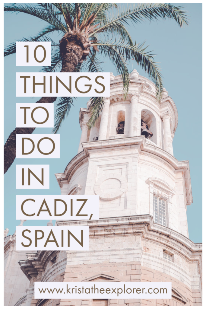 Tower of cathedral in Cadiz.