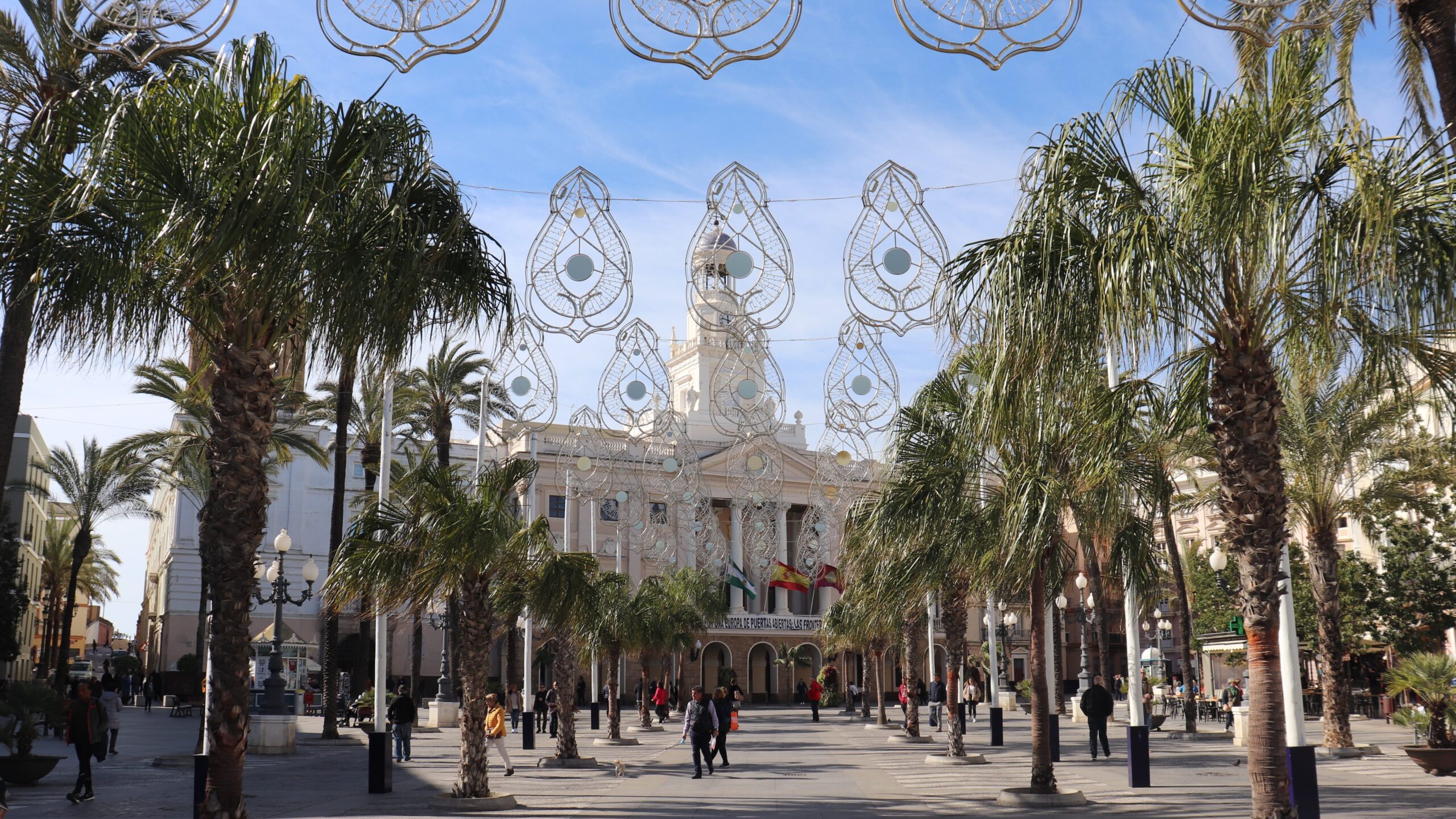 Large plaza one of the best things to do in Cadiz.