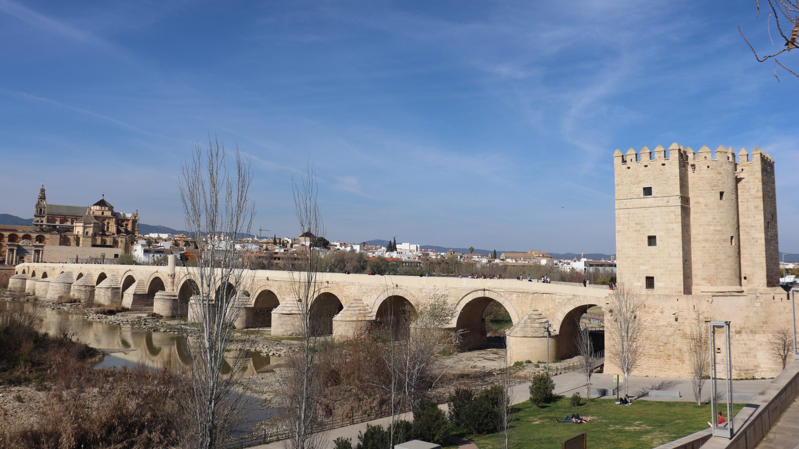 Reconstructed Roman Bridge in Cordoba.