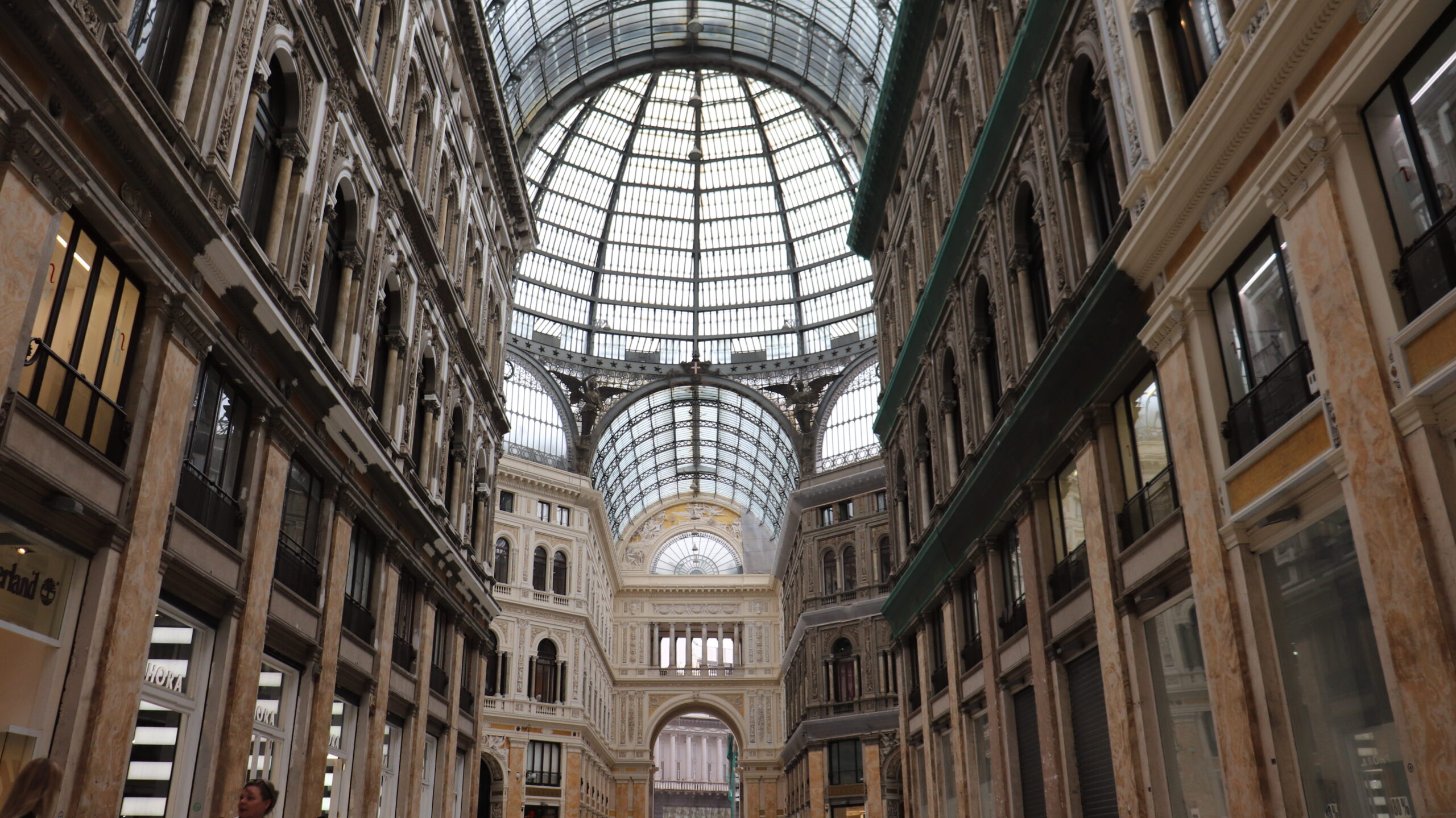 Large shopping gallery in Naples.