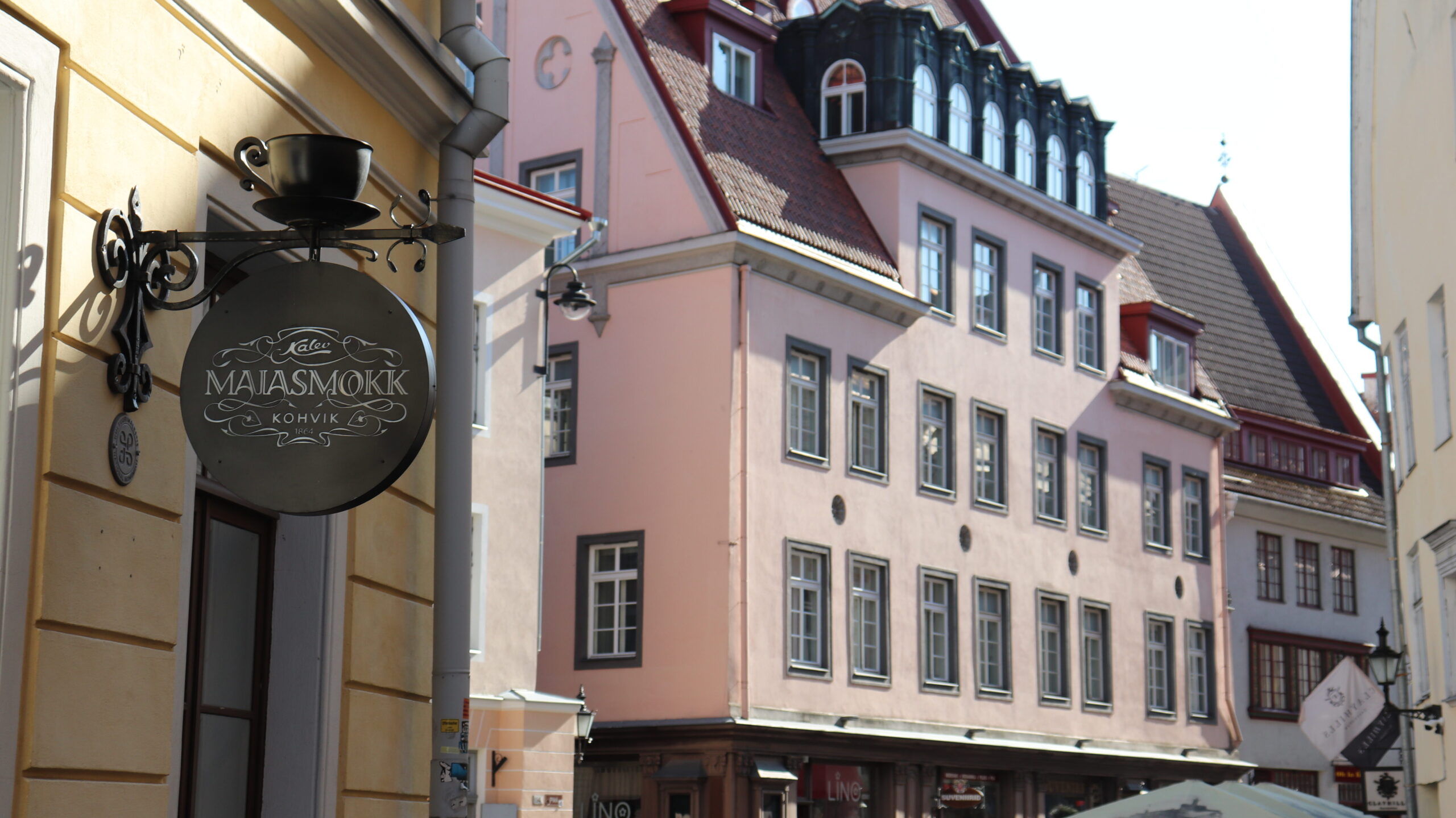 Old town cafe in Tallinn.