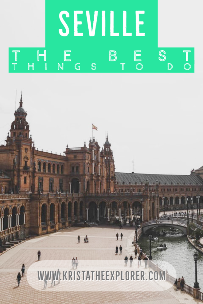 View of main plaza in Seville.