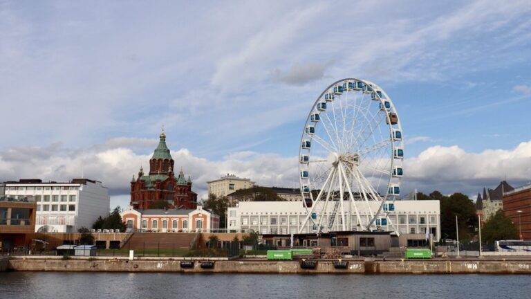 View of main square in Helsinki.