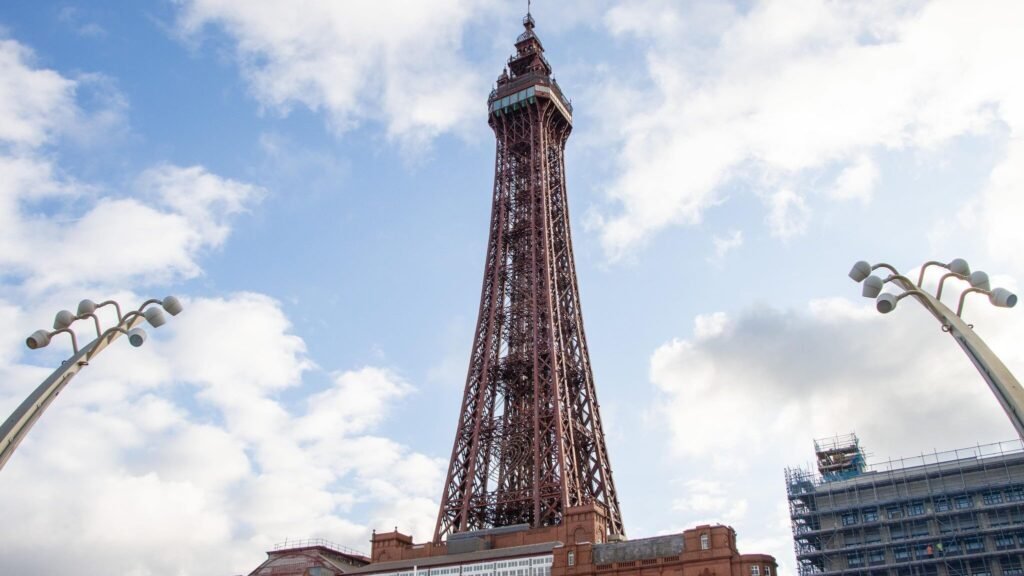 Blackpool Tower | Krista the Explorer View of Blackpool Tower from below.