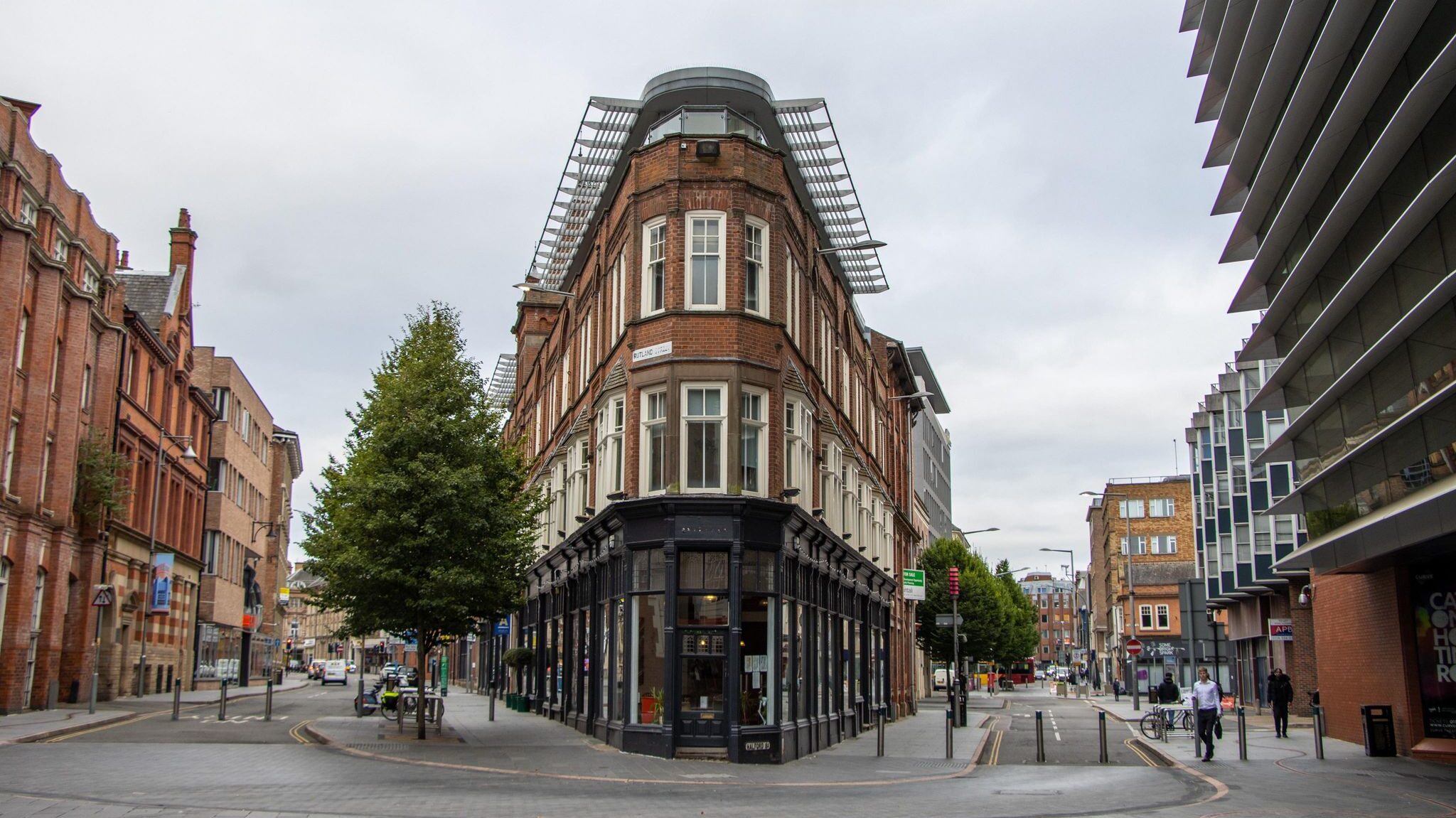 Old cultural quarter in Leicester.