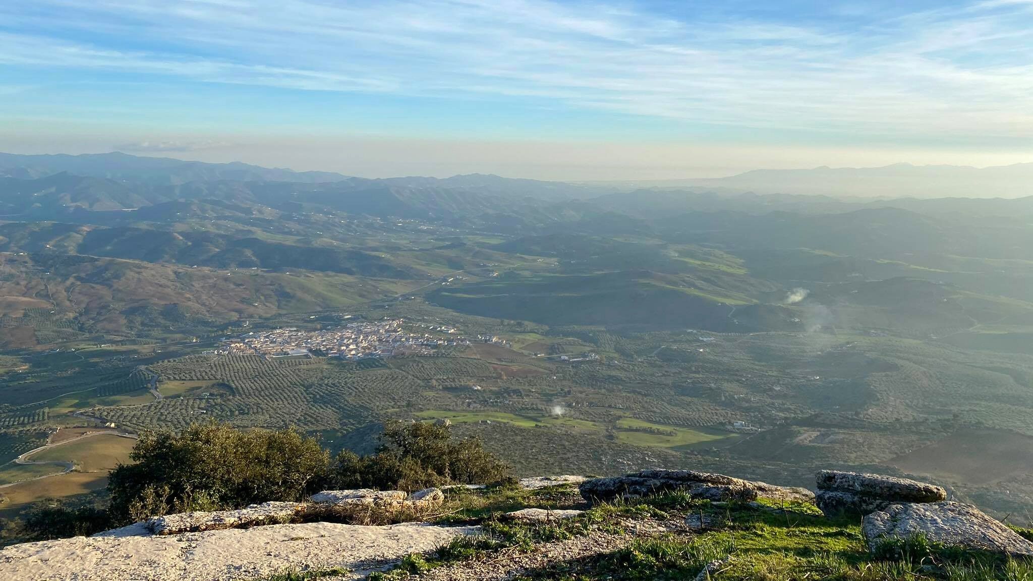 View of countryside from El Torcal.