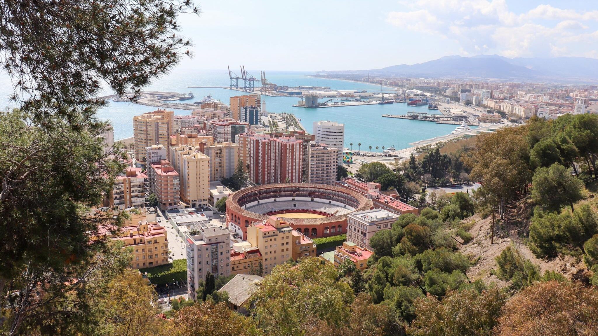 Gibralfaro one of the best views in Malaga.