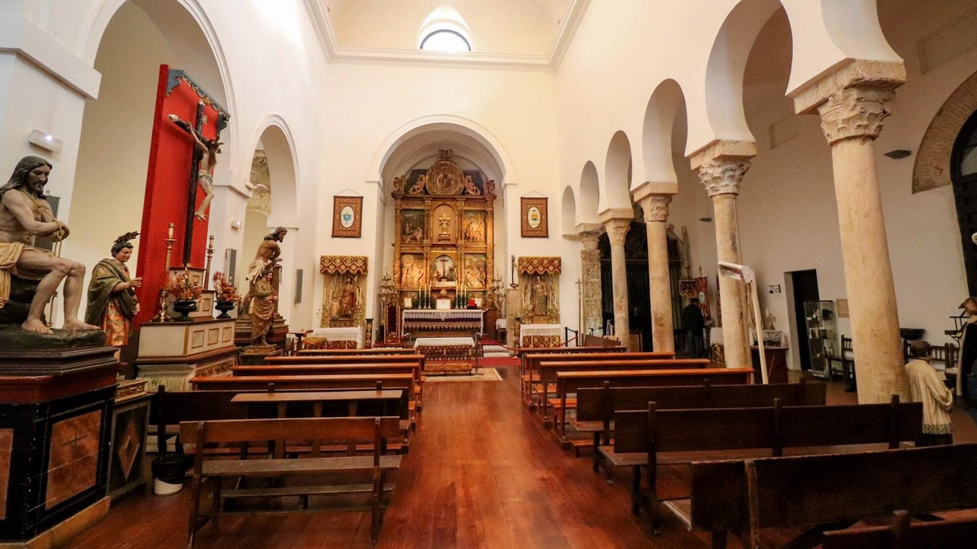 Interior of a church in Toledo.