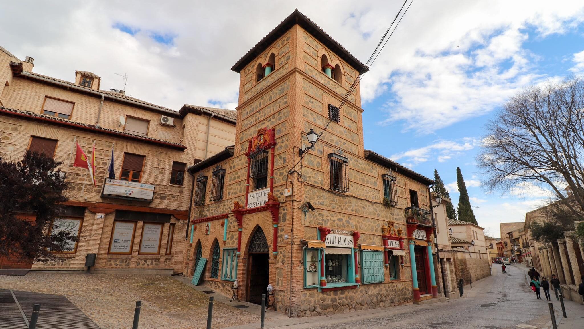 Toledo Jewish quarter in old town.