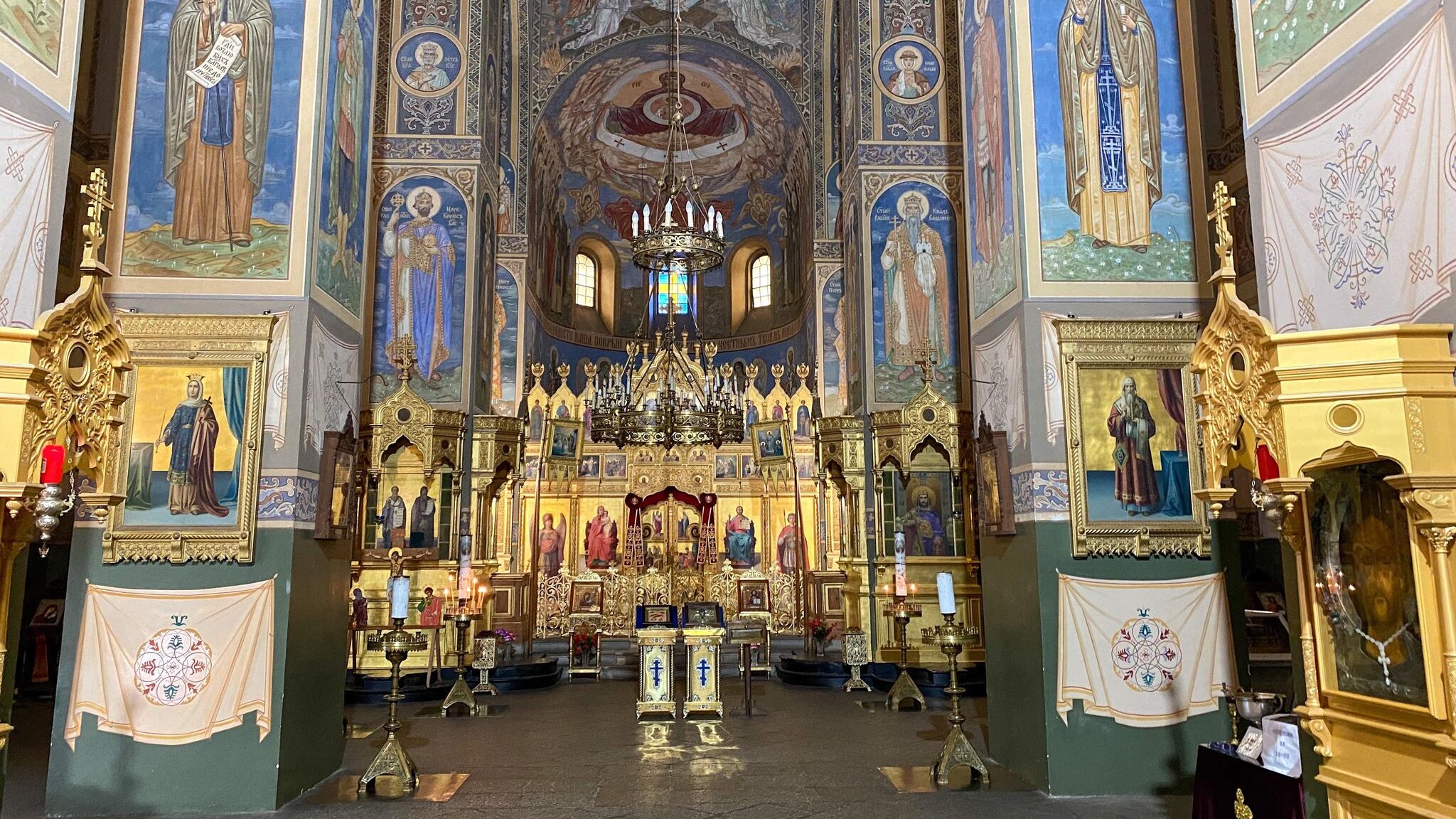 Inside an old church in Shipka.