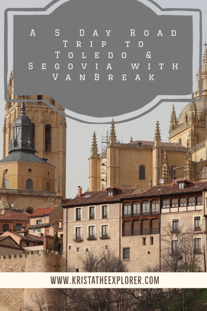 View of old town of Segovia.