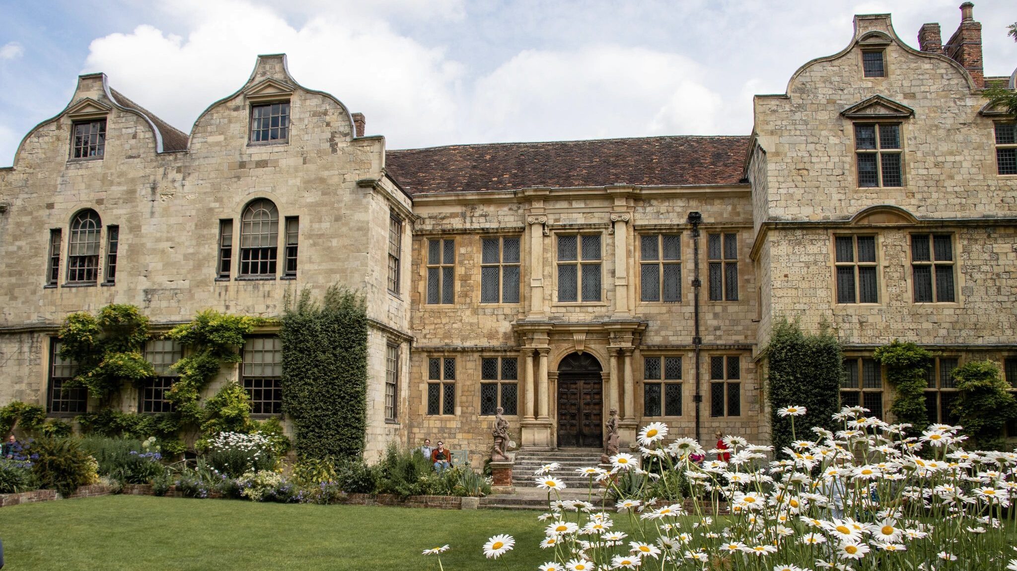 Exterior of stone house in York.