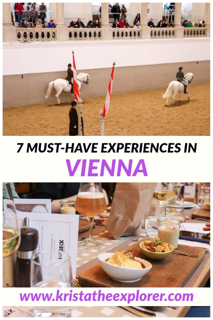 Vienna horse show and food tour.