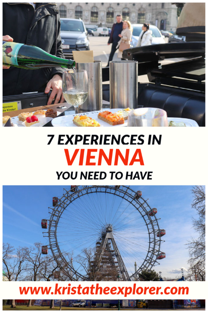 Vienna food carriage ride and Ferris wheel.