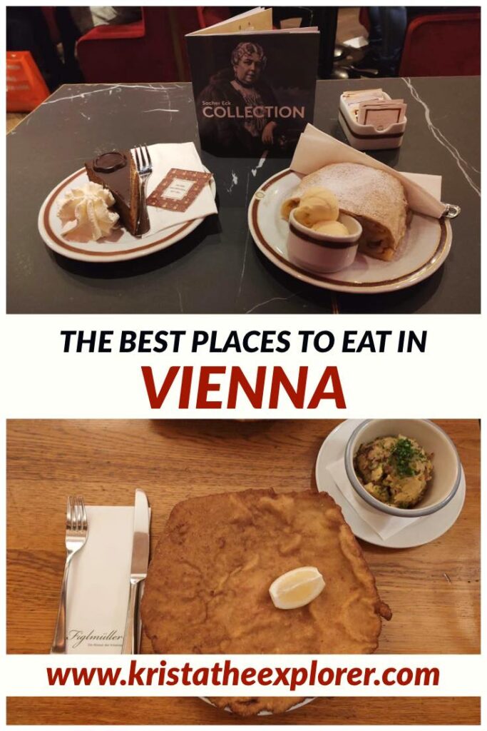 Vienna cakes and schnitzel.