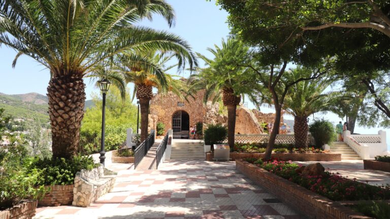 Small rock church in Mijas.