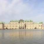 Large royal palace during one week in Vienna.