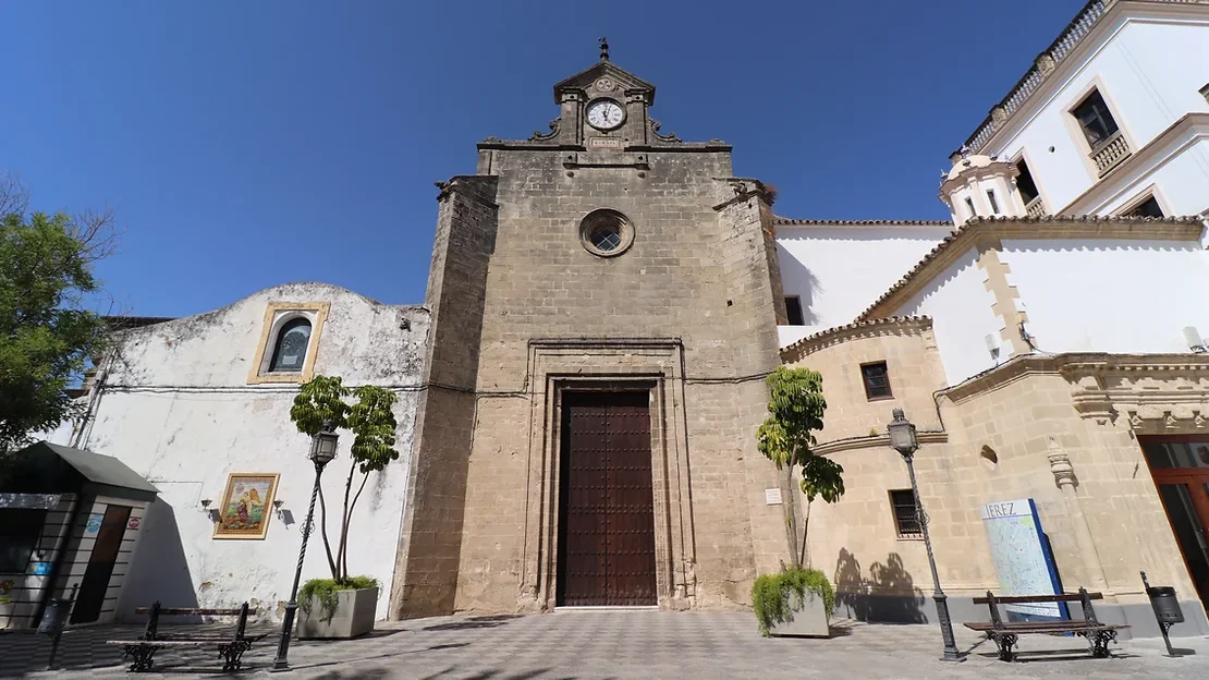 Stone entrance to a medieval convent.