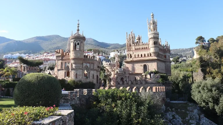 Large castle monument in Torremolinos.