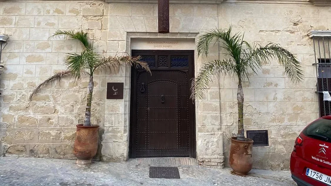 Entrance to the Arab baths in Jerez.