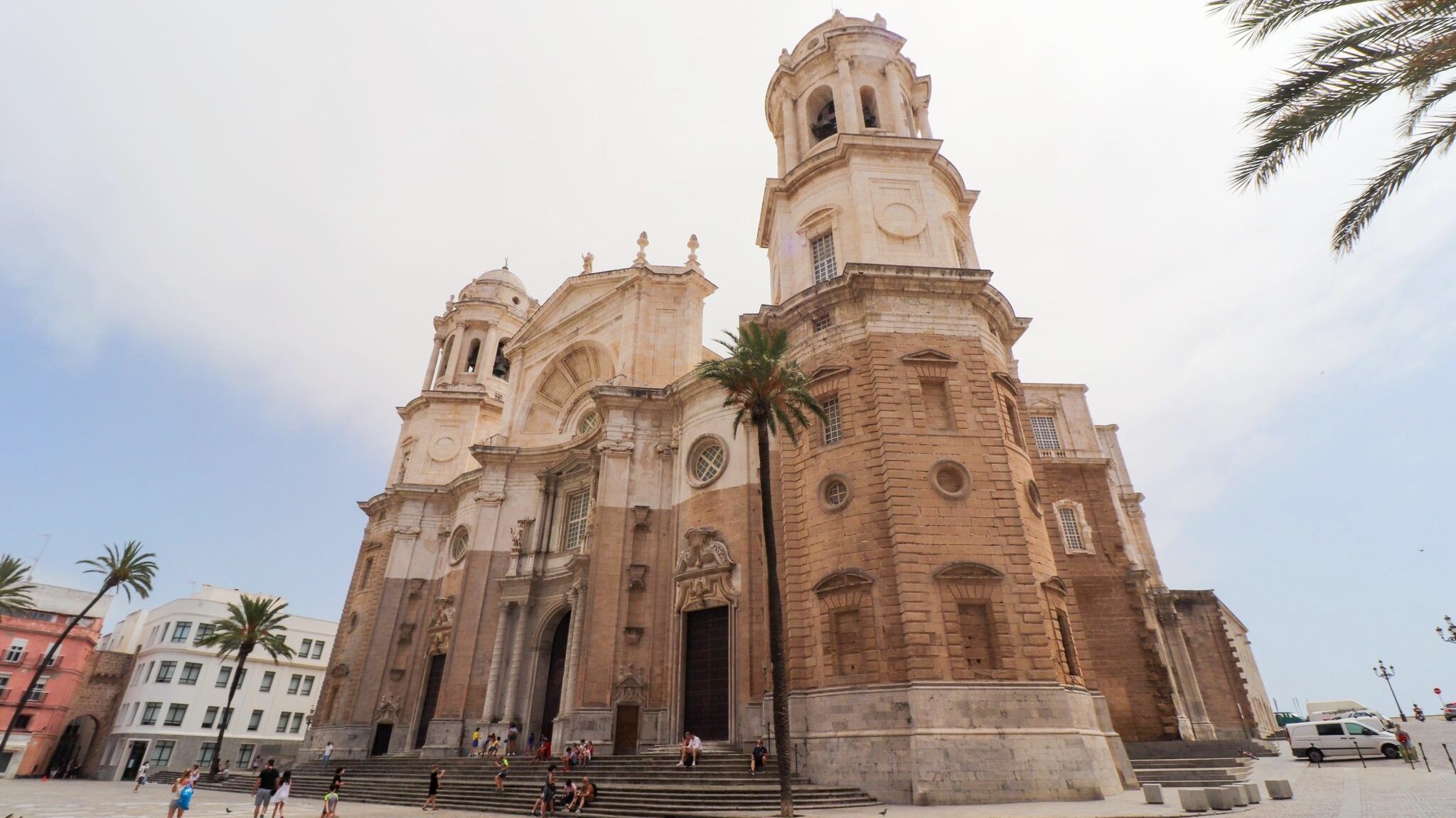 Medieval cathedral in the centre of Cadiz.