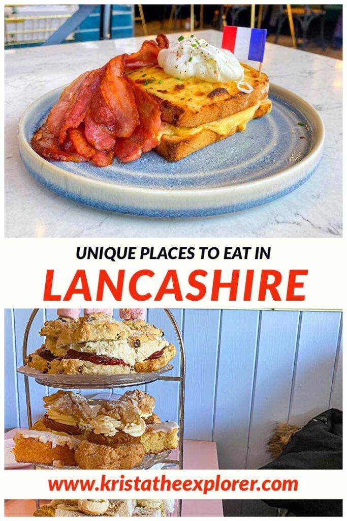 Croque monsieur and afternoon tea.