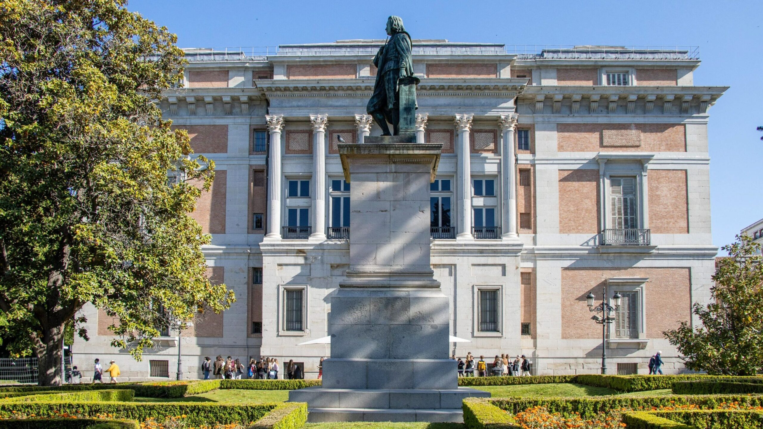 Exterior of Prado museum in Madrid.