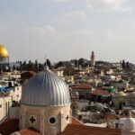 View of the Dome of the Rock from hospice roof.