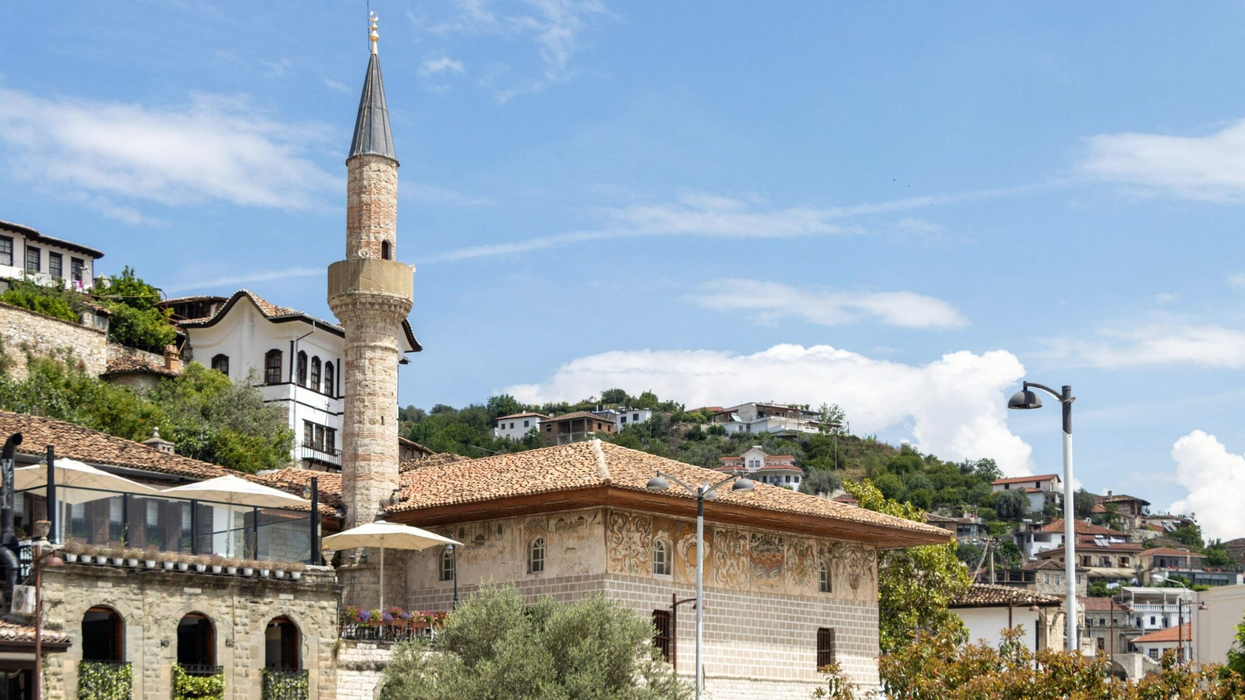 Old mosque in the centre of Berat.