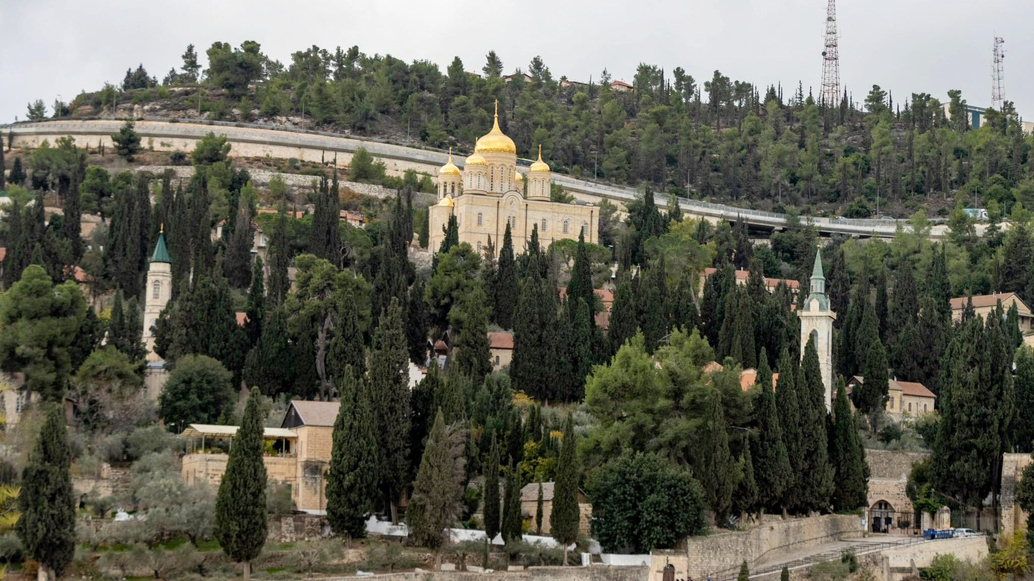 View of church in Ein Kerem.