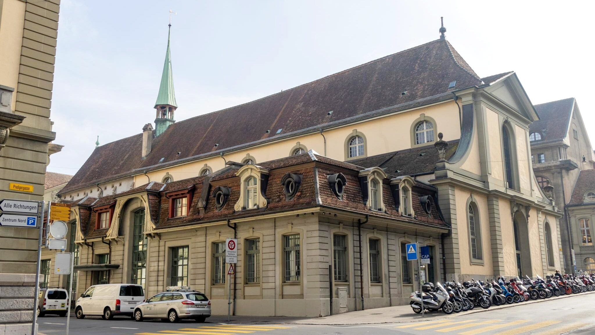 Old French church in Bern's old town.