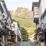 Main historic street in Gjirokaster.