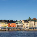 View of the old town from across the water.