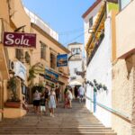 Steps leading up to the old town, things to do in Torremolinos.