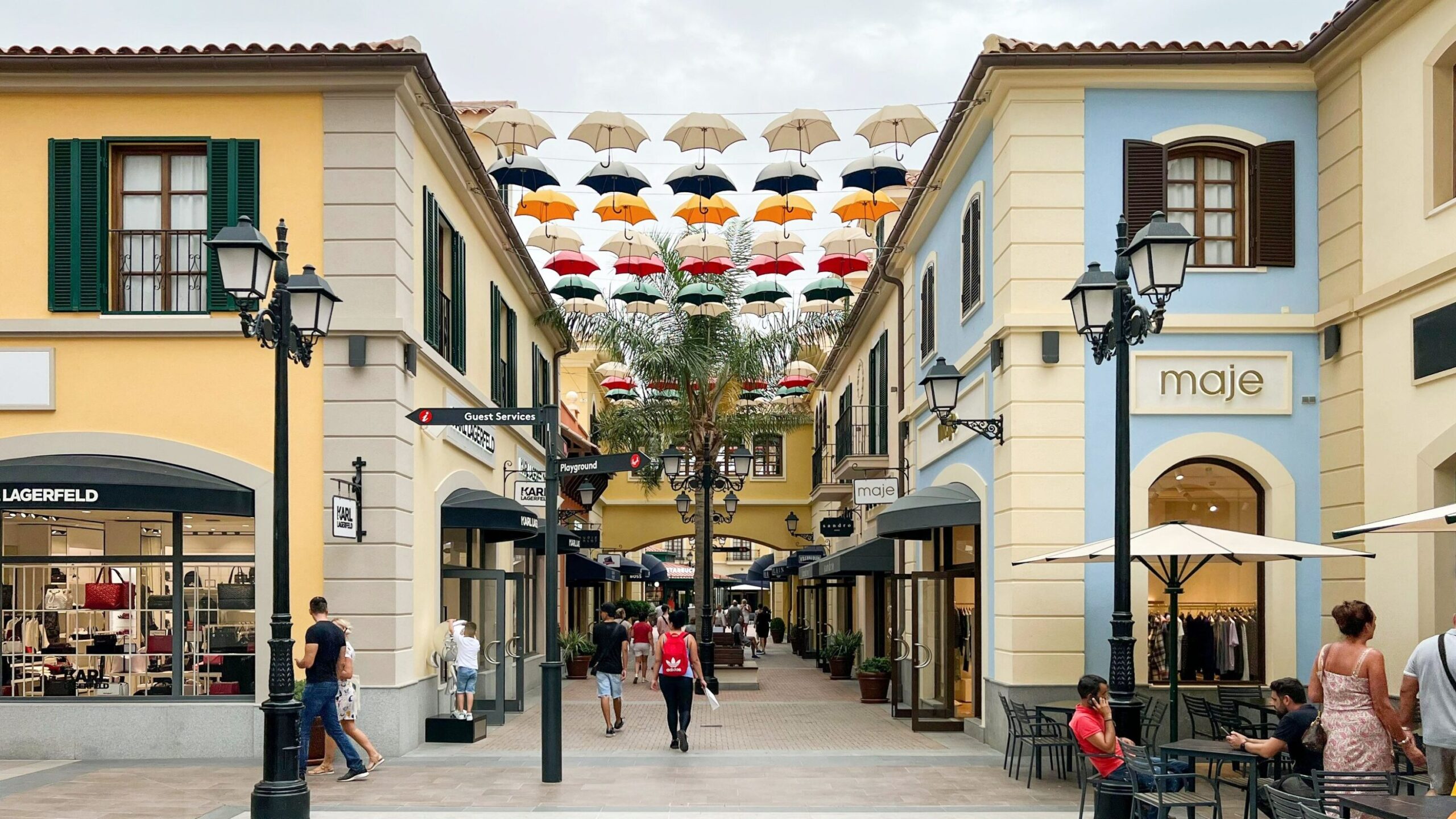 Shopping village in Malaga.