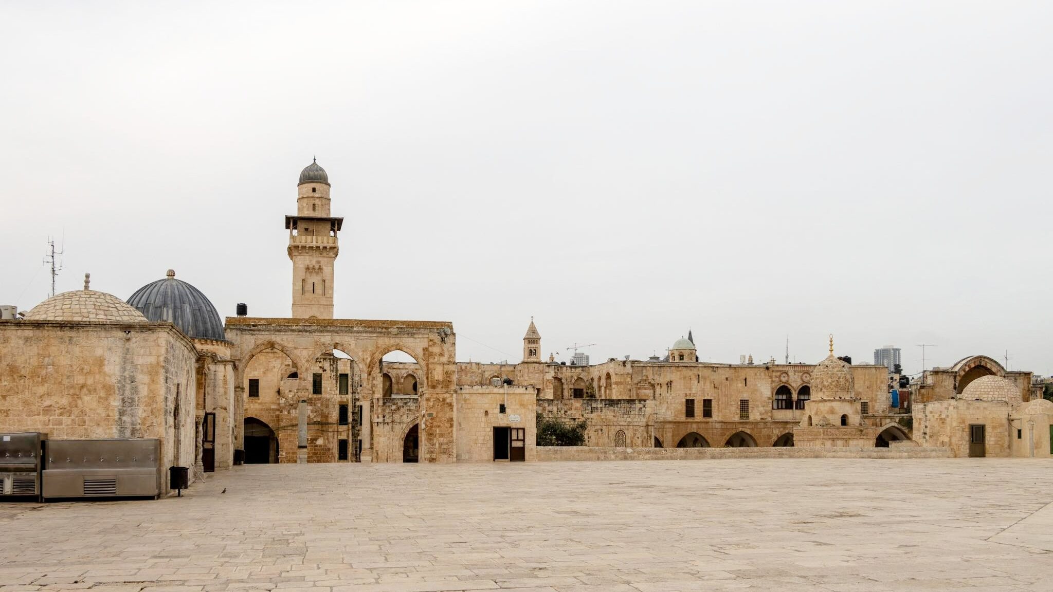 Ruins around the Dome of the Rock.