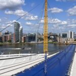 View from the top of the 02 arena fun activities for adults in London.