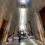 Inside the Holocaust Museum in Jerusalem.