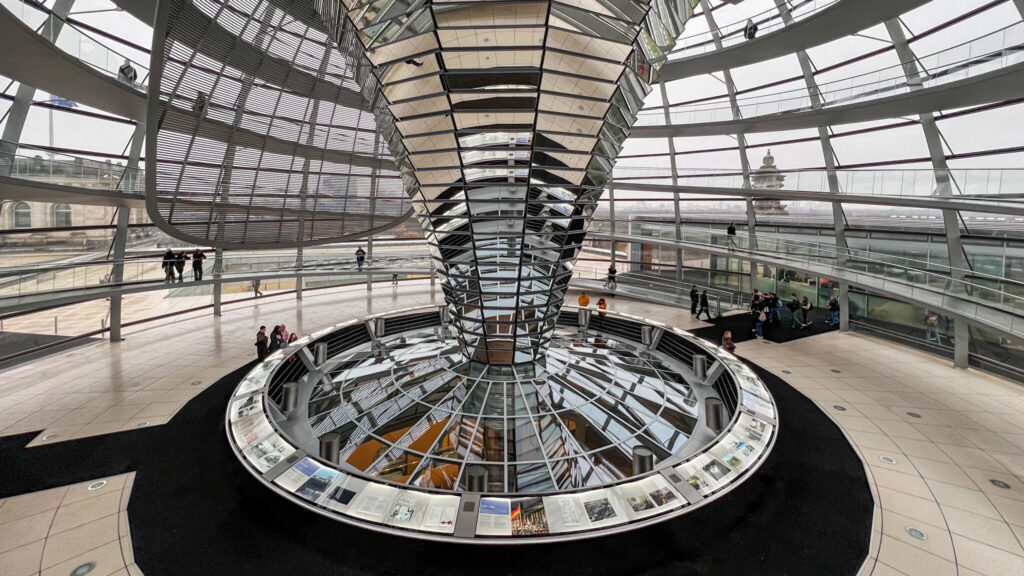 Unique things to do in Berlin dome of the Reichstag.