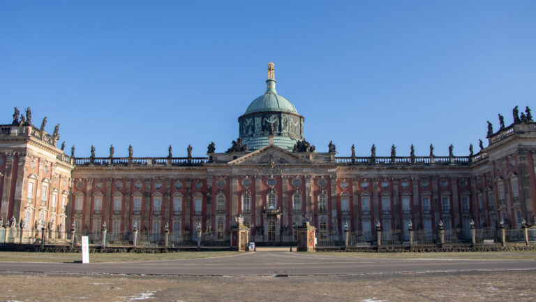 Large modern palace complex things to do in Potsdam.