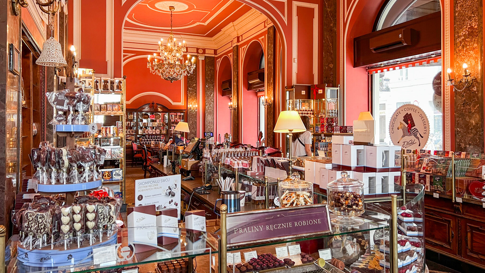 Warsaw's oldest chocolate shop.