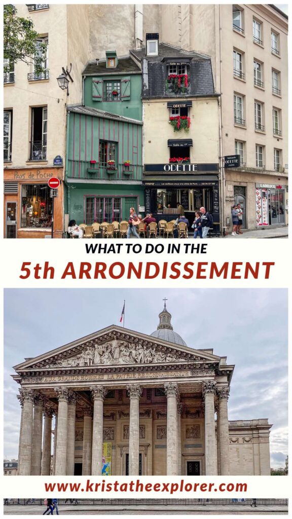 Shopfronts in Paris and Pantheon.