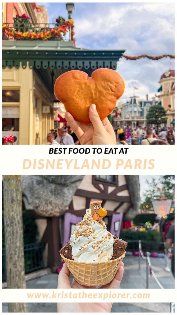 Mickey beignet and Alice in Wonderland ice cream.